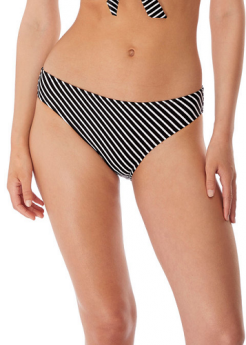 Freya Beach Hut Bikini Swim Brief (Black/White)