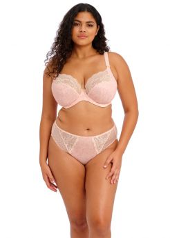 Elomi Lucie Underwire Stretch Plunge Bra  Pale Blush